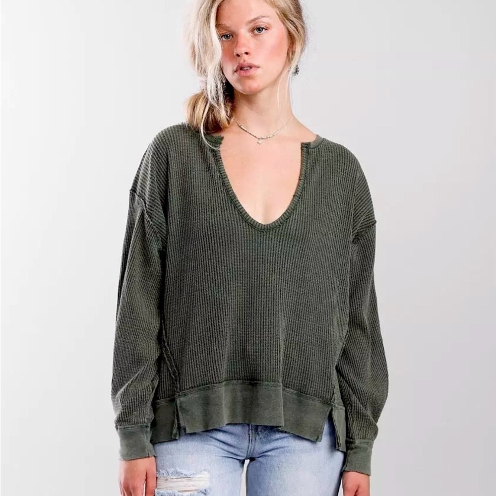 Free People Thermal Sweater and Jacket Bundle (Scout and Buttercup) size small - Picture 5 of 8